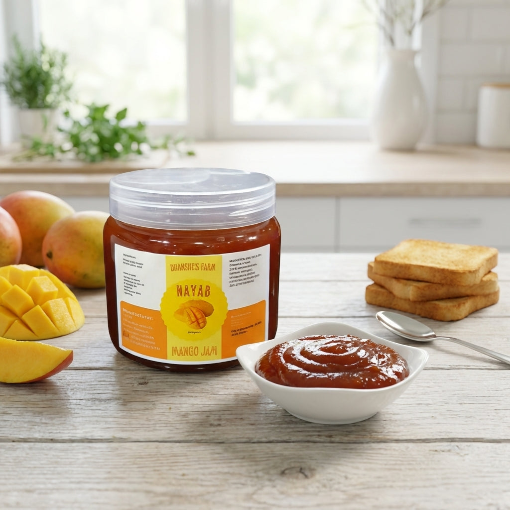 Ratnagiri Alphonso Mango Jam (640g)/Homemade