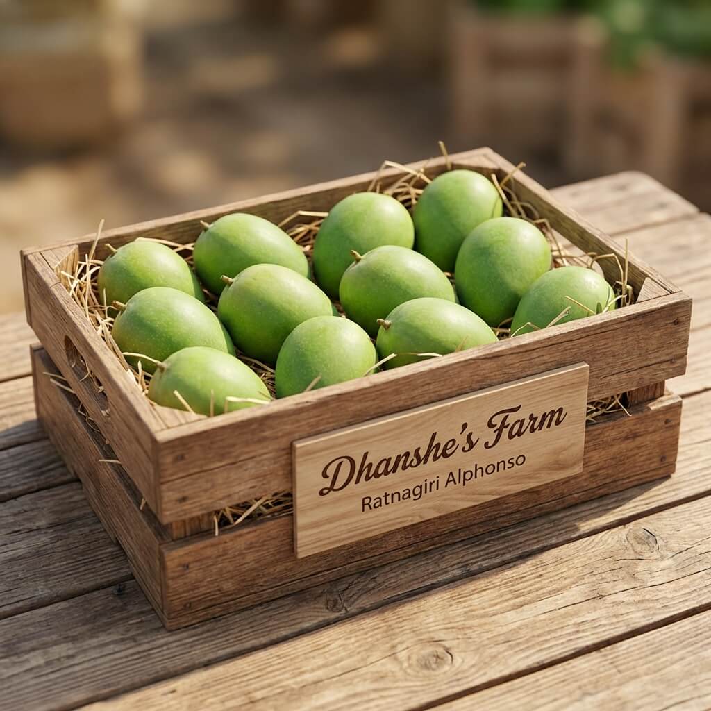 Ratnagiri Alphonso Mango Size B 180g-210g/Piece