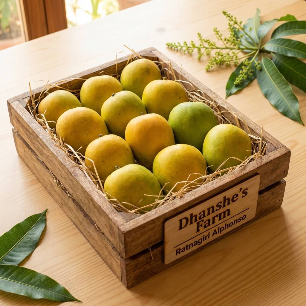 Ratnagiri Alphonso Mango JUMBO Size 240g -279g