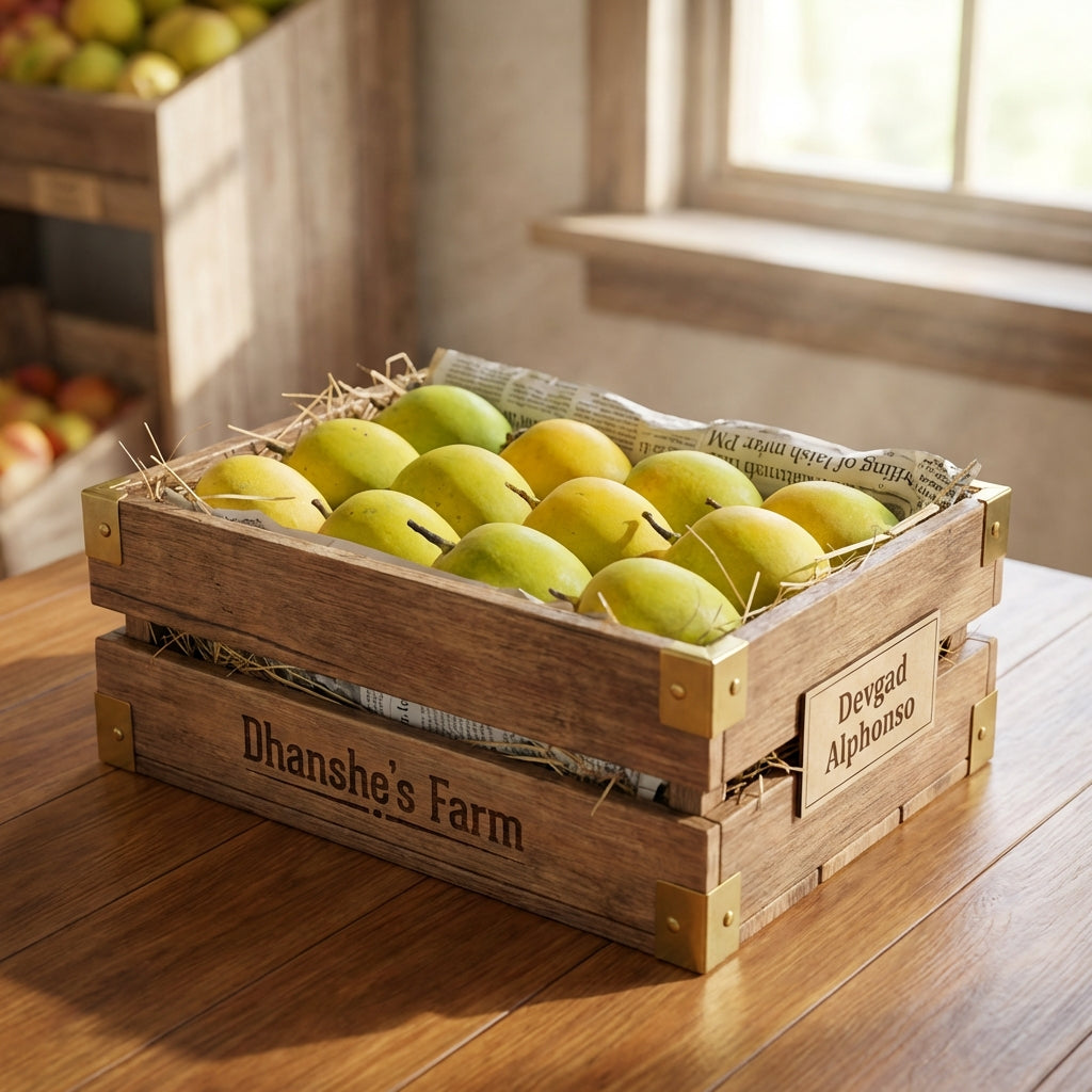 Devgad Alphonso Mango Size B 180g - 210g/Piece