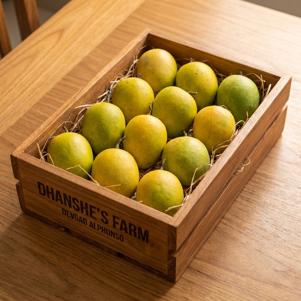 Devgad Alphonso Mango Size [A] 210g - 240g/Piece