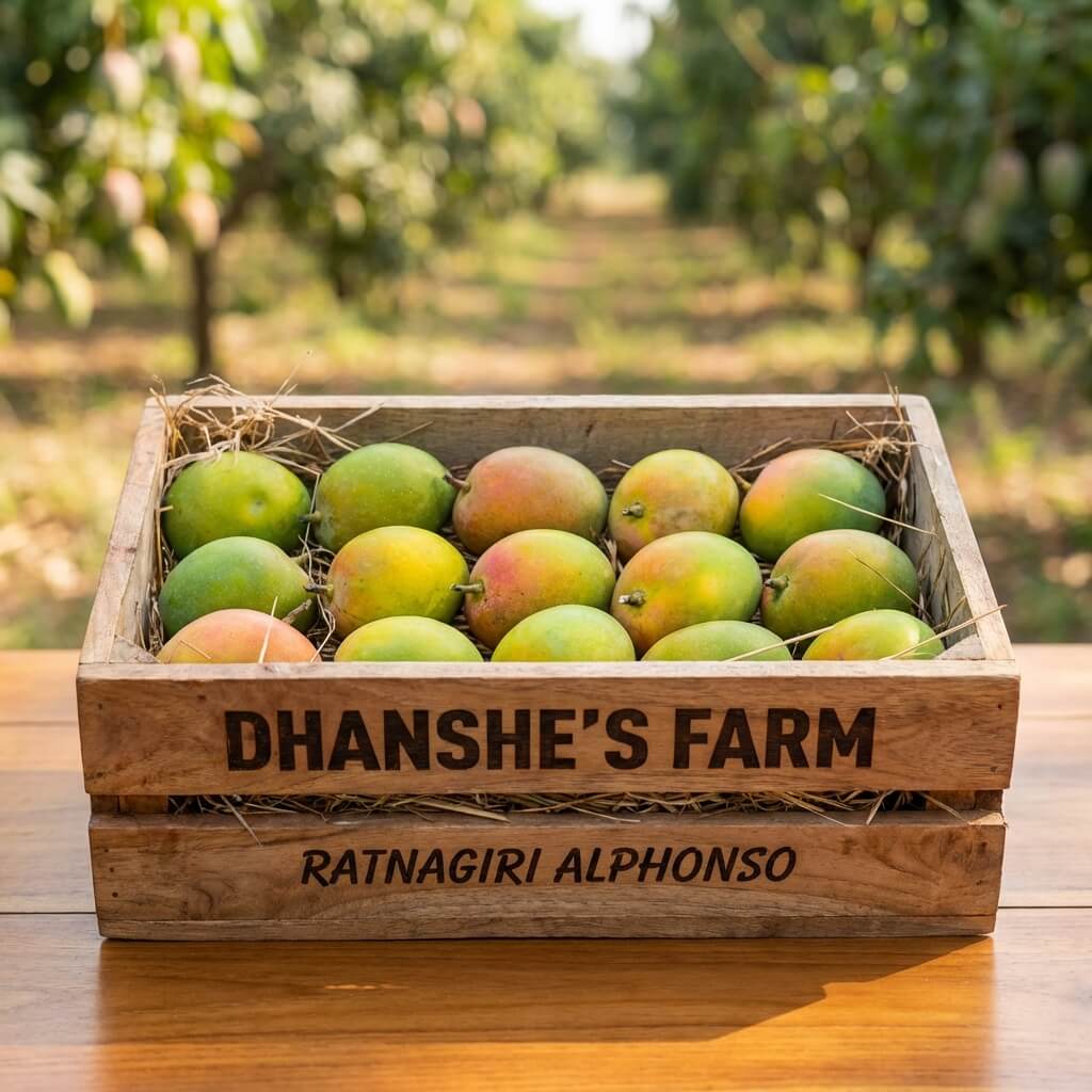 Ratnagiri Alphonso Mango JUMBO Premium Size 280g+
