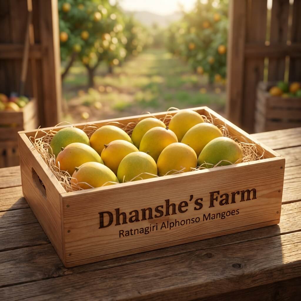 Ratnagiri Alphonso Mango JUMBO Premium Size 280g+